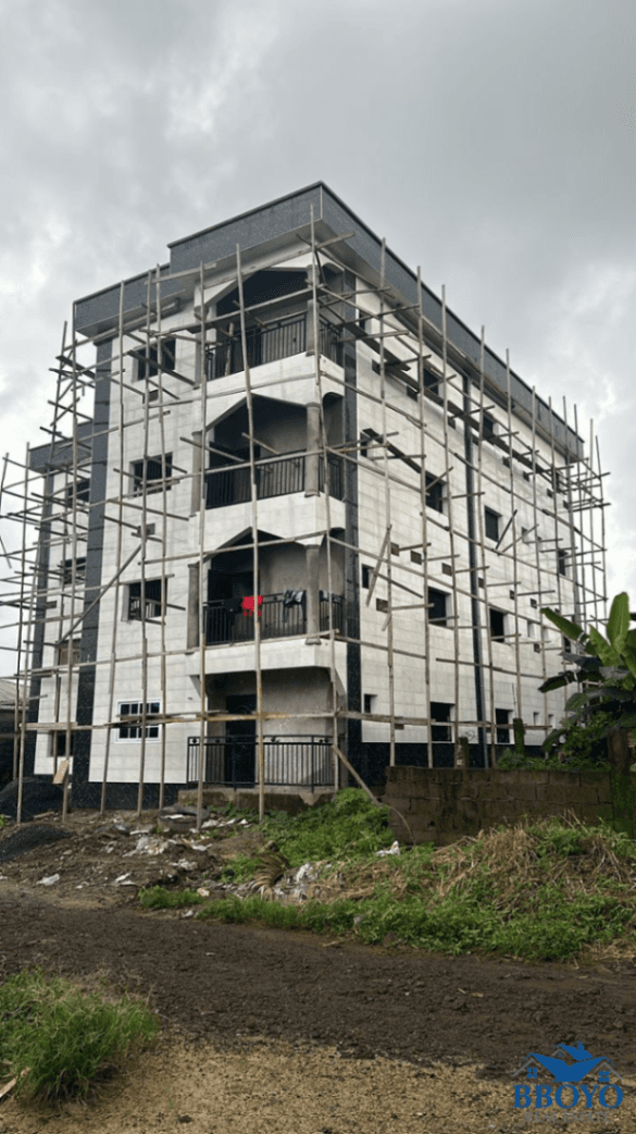Modern commercial buildings 