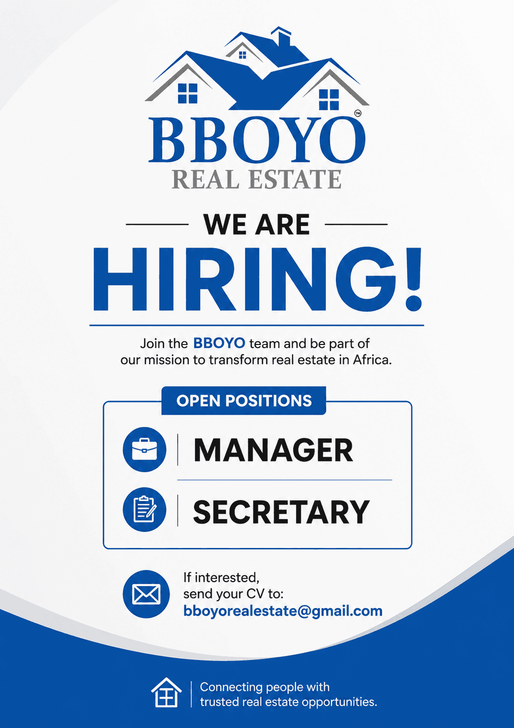 WE'RE HIRING